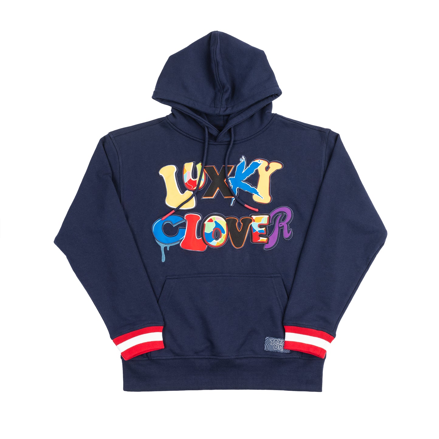 LUX CLOVER HOODIE - NAVY