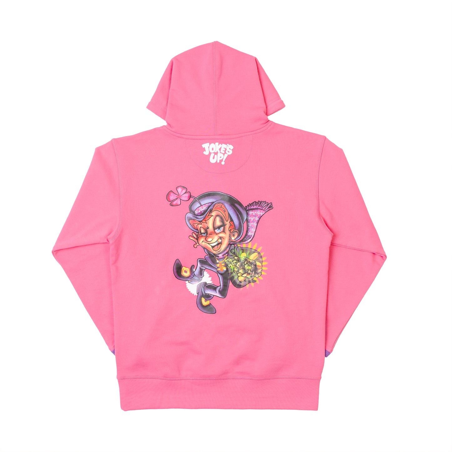 LUXKY HAT HOODIE - PINK