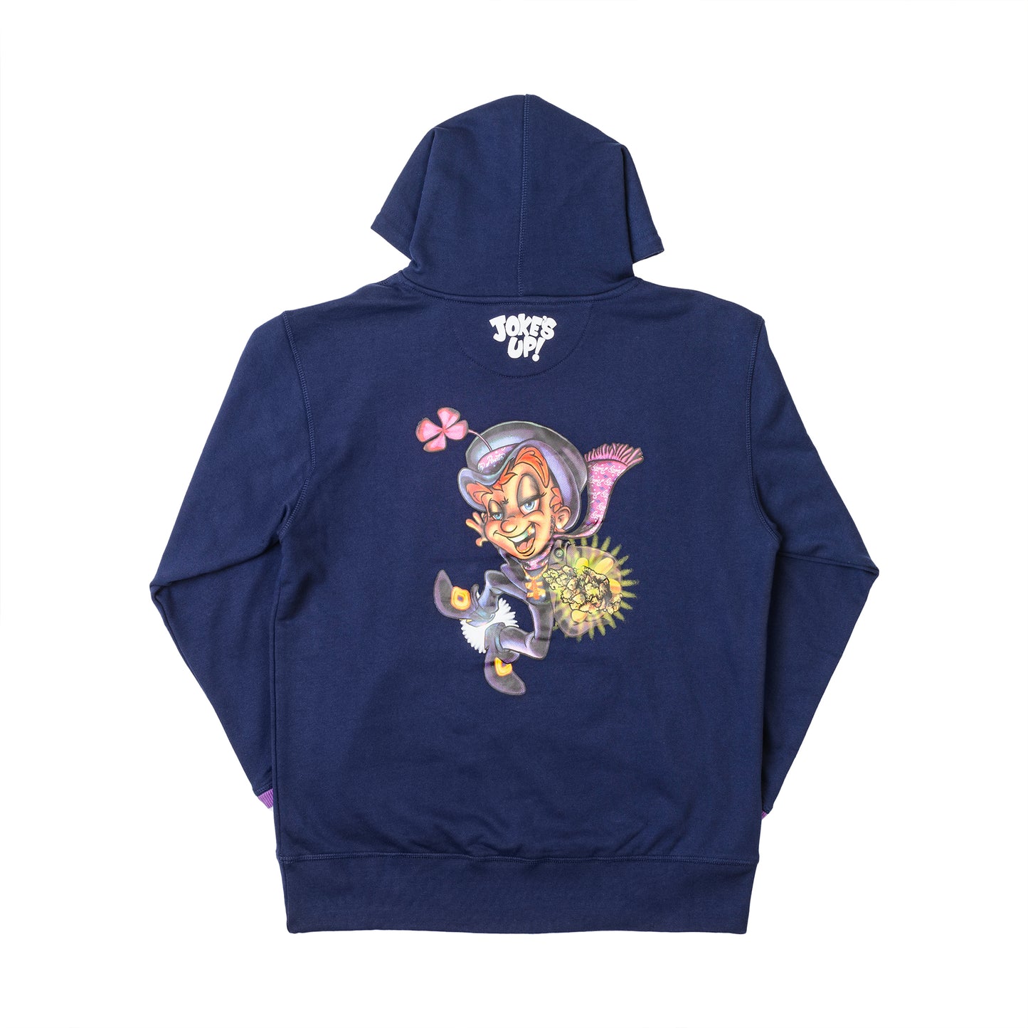 LUXKY HAT HOODIE - NAVY