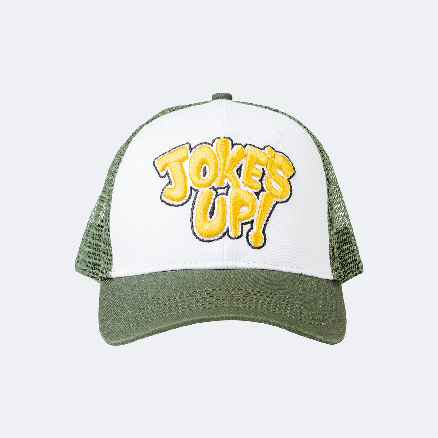JOKES UP TRUCKER HAT - FOREST GREEN