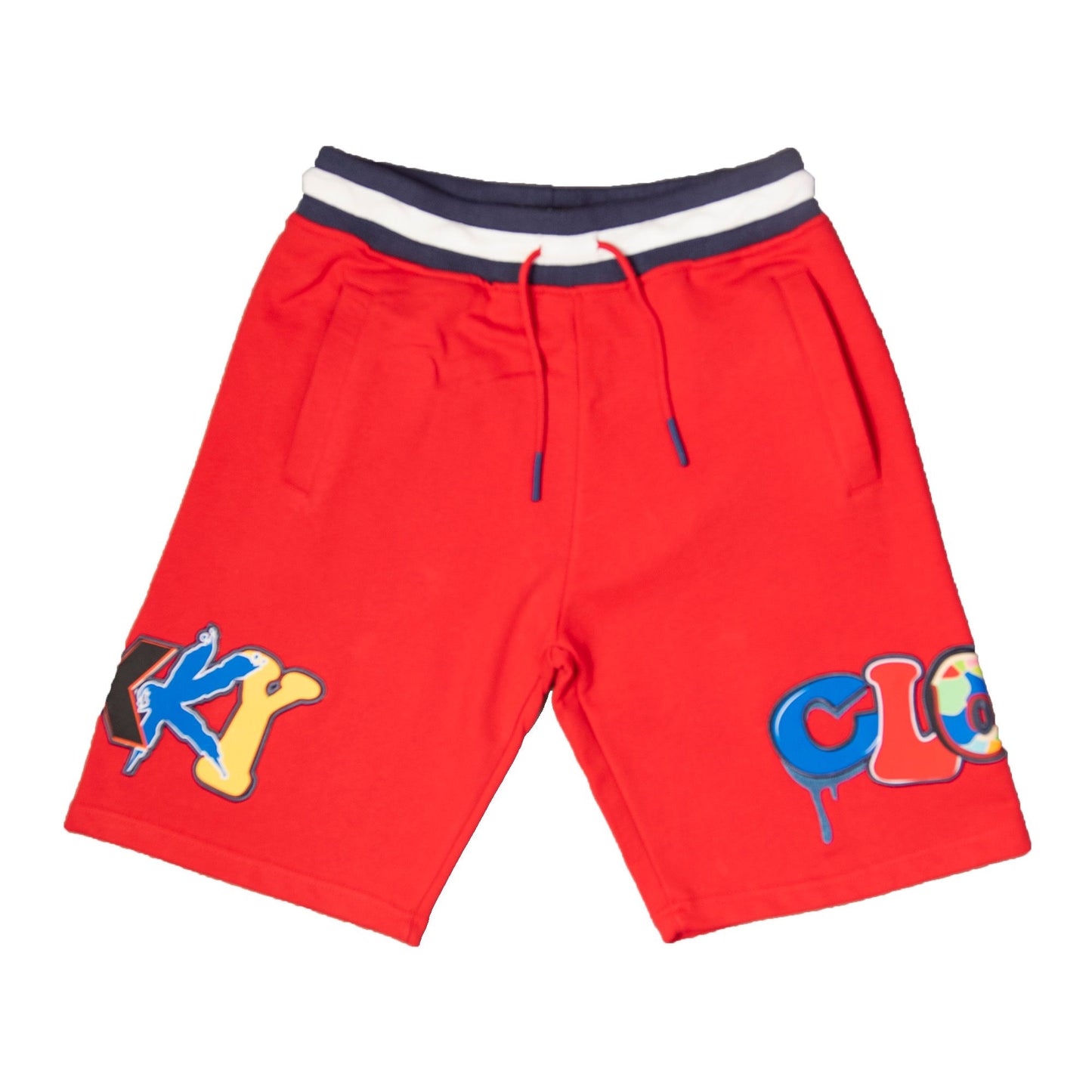 LUX CLOVER KNIT SHORT - RED
