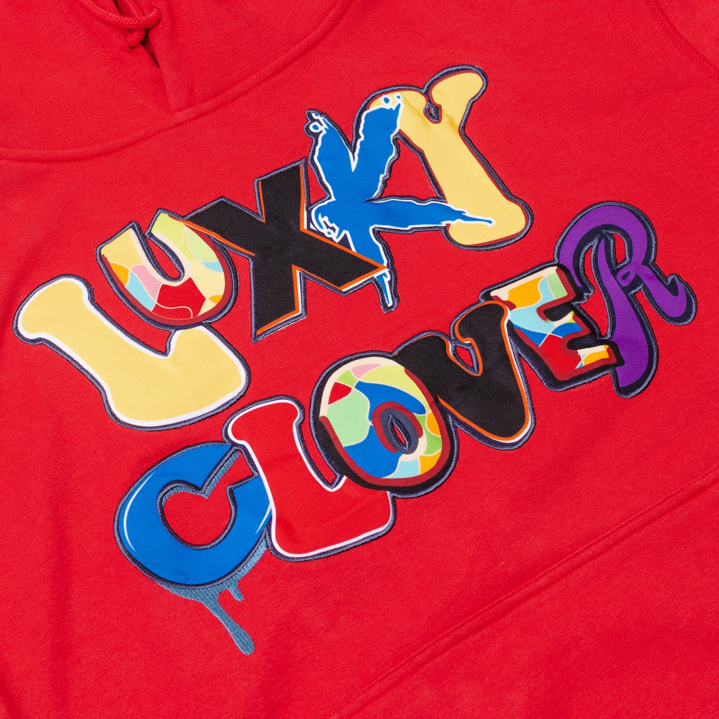 LUX CLOVER HOODIE - RED