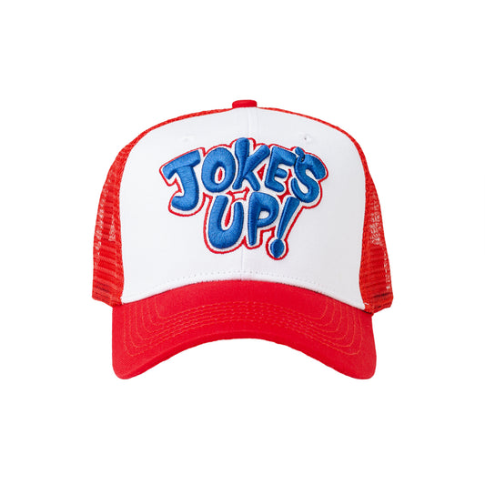 JOKES UP TRUCKER HAT - RED