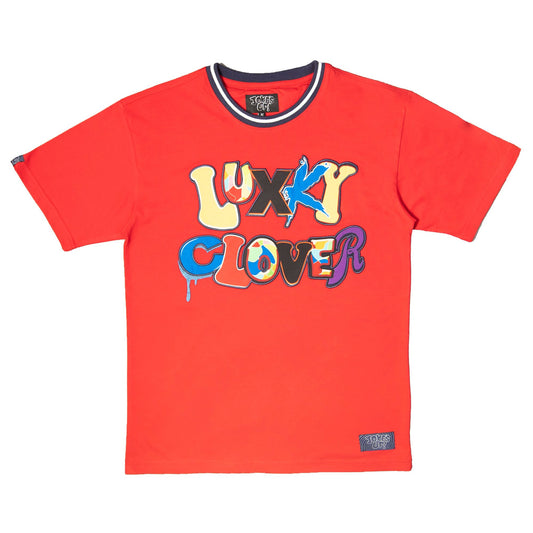 LUX CLOVER TEE - RED