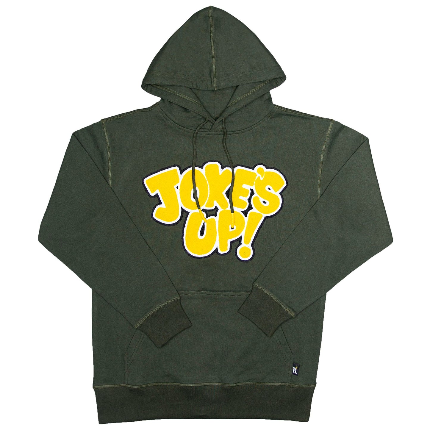 JOKES UP HOODIE - FOREST GREEN
