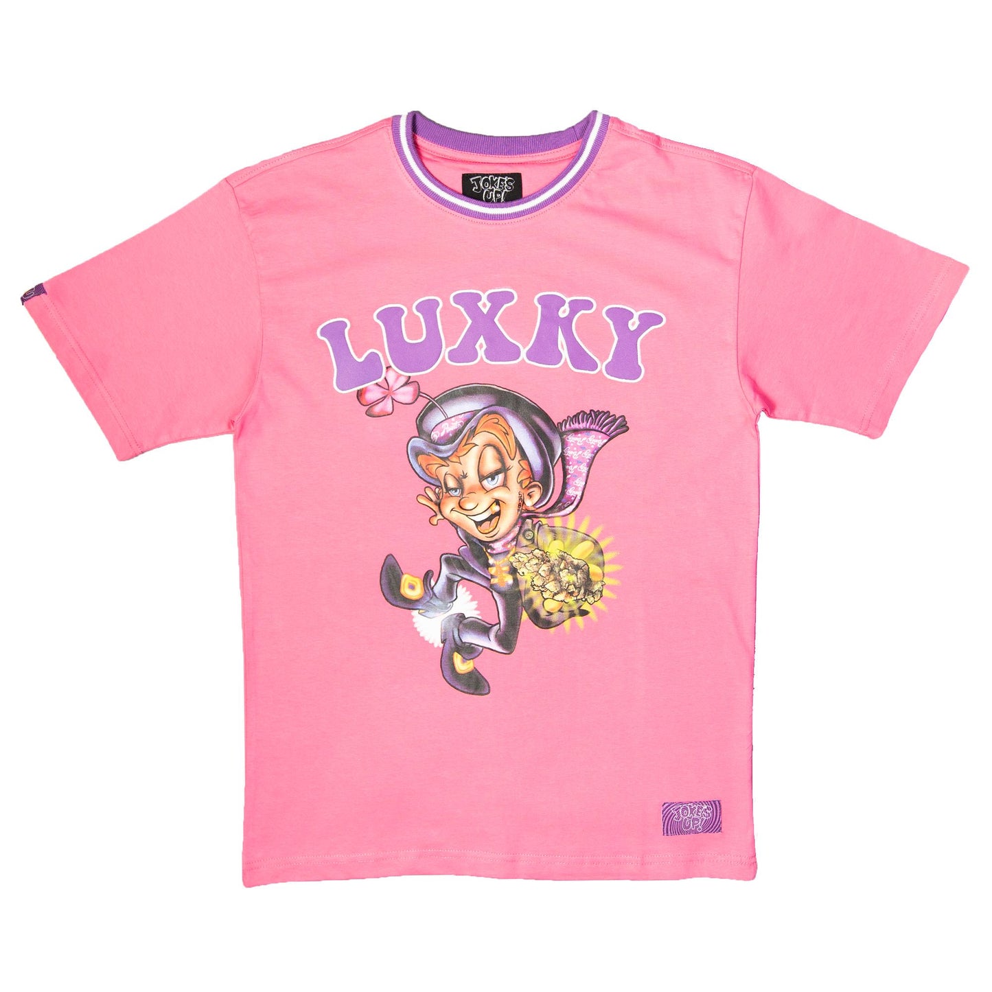 LUXKY HATS TEE - PINK